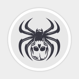 Death Spider Skull Vintage Design Magnet